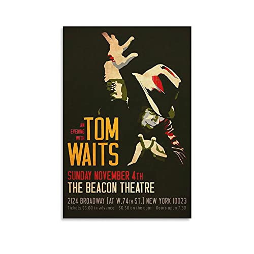 GNKIO Tom Waits Hd Poster Poster Dekorative Malerei Leinwand Wandkunst Wohnzimmer Poster Schlafzimmer Malerei 24x36inch(60x90cm) von GNKIO