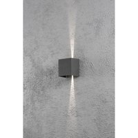 Konstsmide Cremona 7959-370 LED-Außenwandleuchte EEK: G (A - G) LED LED fest eingebaut 6 W Anthrazit von Konstsmide