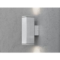 Konstsmide - Aluminium-Wandleuchte monza, Up/Down-light, GU10-Sockel, h: 20 cm, IP44 von Konstsmide