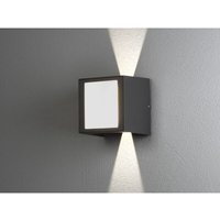 Konstsmide - led Außenwandleuchte cremona Up and Down Höhe 14,5cm, Anthrazit von Konstsmide
