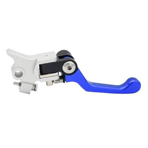 GNOVIATL CNC-Kupplungs-Bremshebelgriff mit SX SXF EXCF XCF XCW XCFW XC 125 150 250 300 350 400 450 500 Motorräder 2014-2022 2023 Modelle(Blue Brake Lever) von GNOVIATL