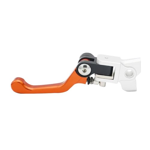 GNOVIATL CNC-Kupplungs-Bremshebelgriff mit SX SXF EXCF XCF XCW XCFW XC 125 150 250 300 350 400 450 500 Motorräder 2014-2022 2023 Modelle(Orange Clutch Lever) von GNOVIATL