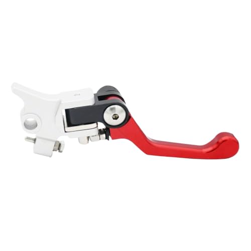 GNOVIATL CNC-Kupplungs-Bremshebelgriff mit SX SXF EXCF XCF XCW XCFW XC 125 150 250 300 350 400 450 500 Motorräder 2014-2022 2023 Modelle(Red Brake Lever) von GNOVIATL
