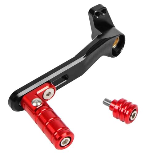 GNOVIATL Einstellbarer Klappradhebel, kompatibel mit V4 V4S 2020 2021 2022 2023 Motorrad -Schnellschieber -Clutch -Hebelschaltstange(Red) von GNOVIATL