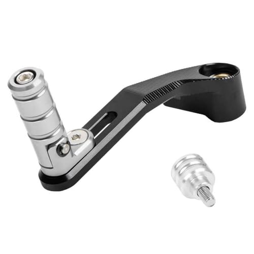 GNOVIATL Einstellbarer Klappradhebel, kompatibel mit V4 V4S 2020 2021 2022 2023 Motorrad -Schnellschieber -Clutch -Hebelschaltstange(Silver) von GNOVIATL