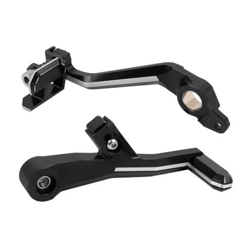 GNOVIATL -Zahnradschaltschalthebel, kompatibel mit R1300GS 2023 2024 und hinterem Fußbremspedalhebel für R1300 GS R1300 GS Motorrad(Black) von GNOVIATL