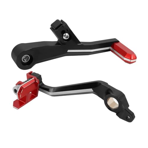 GNOVIATL -Zahnradschaltschalthebel, kompatibel mit R1300GS 2023 2024 und hinterem Fußbremspedalhebel für R1300 GS R1300 GS Motorrad(Red) von GNOVIATL