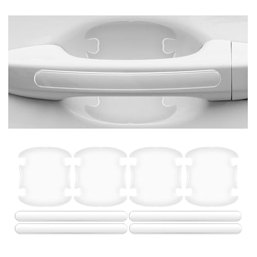 GNTHERF 8 Stück Auto Türgriff Schutzfolie, für VW Touareg II (7P) 2011-2018 Lackschutz Kratzfeste Schutzfolie Selbtklebende Autofolie Film Griffschalen,B von GNTHERF