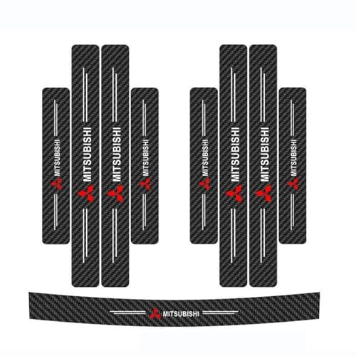 GNTHERF 9 Stück Auto Kohlefaser Türschweller Aufkleber, für Mitsubishi Pajero 2006-2024 2025 Kratzfest Auto Tür Schritt Platte Abdeckung Lackschutzfolie GNTHERF 9 Stück Auto Kohlefaser Türschweller Aufkleber, für Mitsubishi Pajero 2006-2024 2025 Kratzfest Auto Tür Schritt Platte Abdeckung Lackschutzfolie von GNTHERF