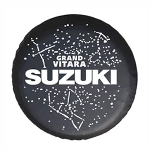 GNTHERF Auto Ersatzradabdeckung, für Suzuki Grand Vitara 4-Door 2007-2017 Wasserdicht Staubdicht elastische Radabdeckung Schutzhülle Die Außendekoration Zubehör,C 16in von GNTHERF