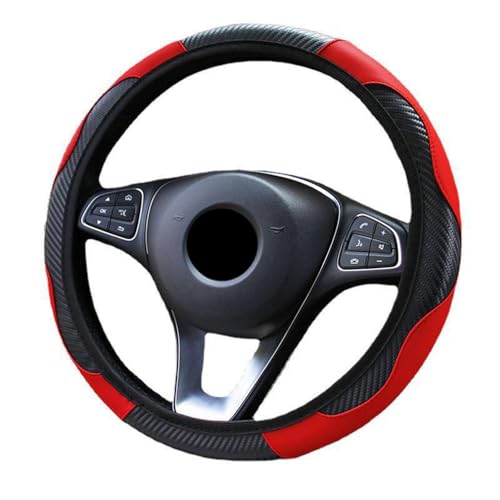 GNTHERF Auto Lenkradbezug, für Dodge RAM 1500 2019-2024 Anti-Rutsch Atmungsaktiv Komfortabel Haltbarkeit lenkradschoner Zubehör den Autoinnenraum,A von GNTHERF