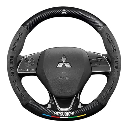GNTHERF Auto Lenkradbezug, für Mitsubishi Eclipse Cross PHEV 2021 2022 2023 2024 Anti-Rutsch Atmungsaktiv Komfortabel Haltbarkeit lenkradschoner Zubehör den Autoinnenraum von GNTHERF