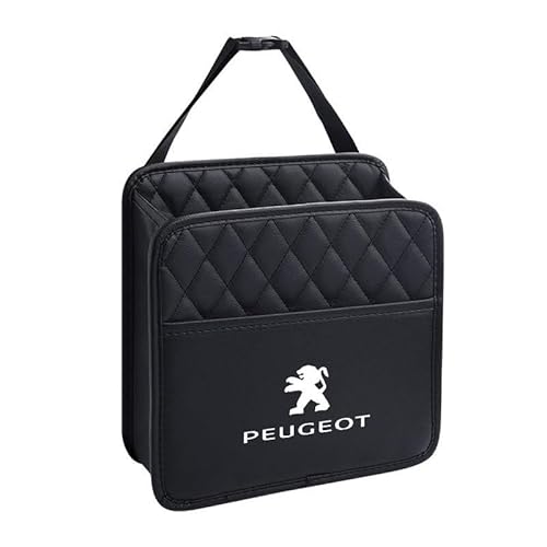 GNTHERF Autositz Organizer, für Peugeot 208 e-208/2008 e-2008 2020 2021 2022 2023 2024 tragbar multifunktional Aufbewahrungstasche die Rückenlehne Organizer Vordersitz langlebig von GNTHERF