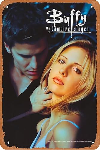 Buffy The Vampire Slayer Blechschild, Metallschild, Vintage-Metall-Poster, Wanddekoration, mehrfarbig, 20,3 x 30,5 cm von GNTOET