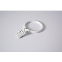 Ruhige Vorhang Clips - Weiß Ø30mm | Packung Mit 10 von GNTSDecor