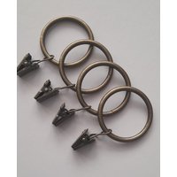 Vorhang Clips - Antikes Gold Ø40mm | Packung Mit 10 von GNTSDecor