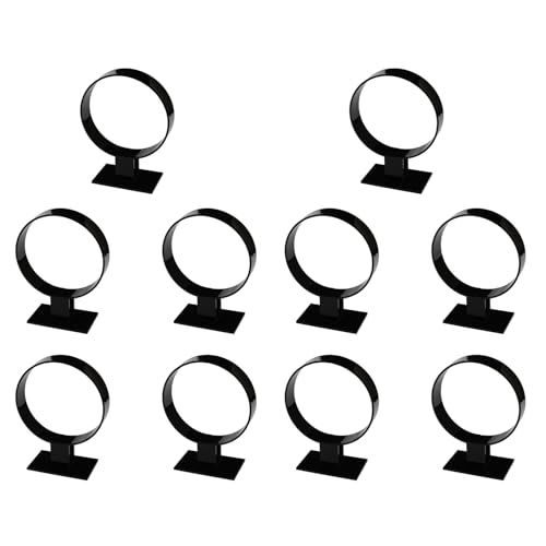 GNURBDILFO 10X Acryl-Stirnbandhalter, Haarschmuck, Stirnband-StäNder, Schmuckhalter Schwarz von GNURBDILFO