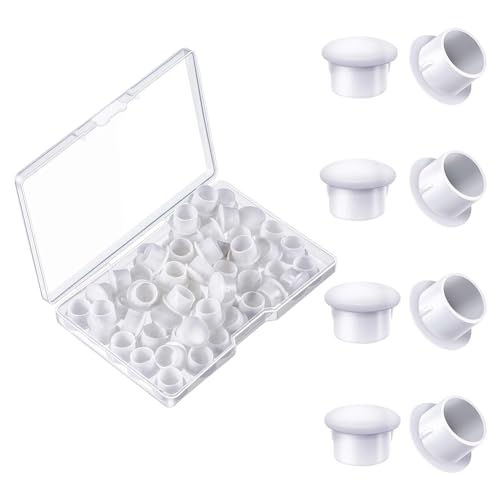 GNURBDILFO 150 Stück 10 mm (3/8) Kunststoffstopfen für Lochstopfen, Schraubenlochstopfen für Türschraube, Stuhl, Schrank, Schrank, Regal von GNURBDILFO