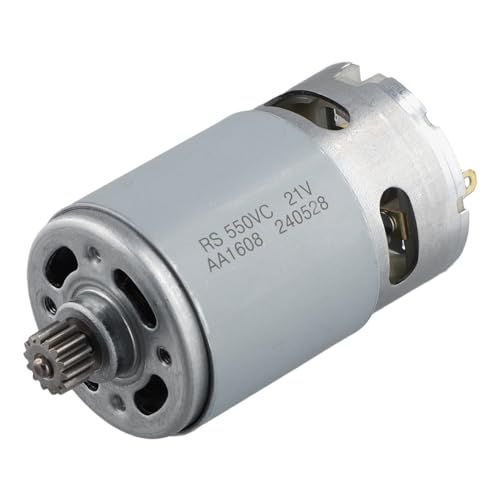 GNURBDILFO 21 V RS550 Gleichstrommotor, 14 Zähne, 9,5 mm Zahnrad für Mini-, Elektromotor, Motorbohrmaschine, Wiederaufladbares Elektrowerkzeug-Zubehör GNURBDILFO 21 V RS550 Gleichstrommotor, 14 Zähne, 9,5 mm Zahnrad für Mini-, Elektromotor, Motorbohrmaschine, Wiederaufladbares Elektrowerkzeug-Zubehör von GNURBDILFO