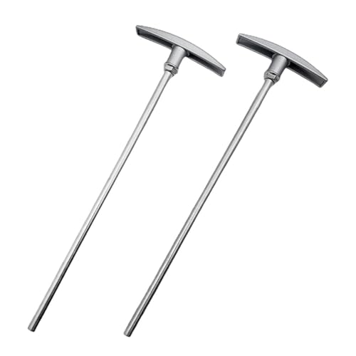 GNURBDILFO 2er-Pack RV-Abfallventil-Verlängerungsrohr 9 TX9HPB RV-Abfallventilgriff-, Ventil-Aluminiumrohr-Verlängerungsstange von GNURBDILFO