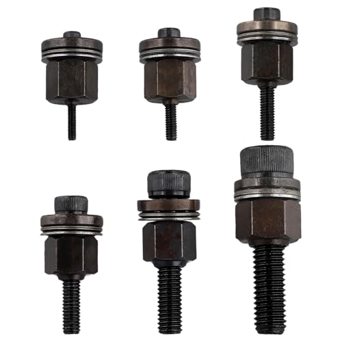 GNURBDILFO 6-Teiliges Handnietwerkzeug-Set Aus Stahlkopf, Manueller Nietzange, Spitzenmutter M3//M5/M6/M8/M10, Dornkopf für Nietmutternwerkzeug GNURBDILFO 6-Teiliges Handnietwerkzeug-Set Aus Stahlkopf, Manueller Nietzange, Spitzenmutter M3//M5/M6/M8/M10, Dornkopf für Nietmutternwerkzeug von GNURBDILFO