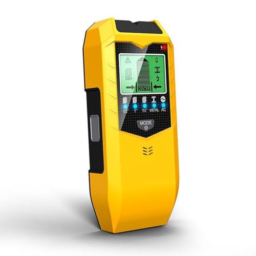 GNURBDILFO Balkensucher-Wandscanner, 5-In-1-LCD-Display mit Verbesserter Genauigkeit, Wand-, und Metall-Balkensucher, Balkensensor-Strahlsucher von GNURBDILFO