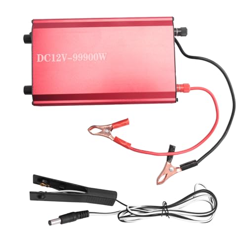 GNURBDILFO DC12V-99900W Dual Variable Inverter Head Hochleistungs-12V-Multifunktions-Praktischer Intelligenter Batterie-Booster von GNURBDILFO