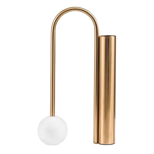 GNURBDILFO Eisenvase, Wohnzimmer, Schlafzimmer, Handgefertigte Dekoration, Handgefertigte Dekoration, Blumenarrangement, Heimdekoration, Gold L von GNURBDILFO