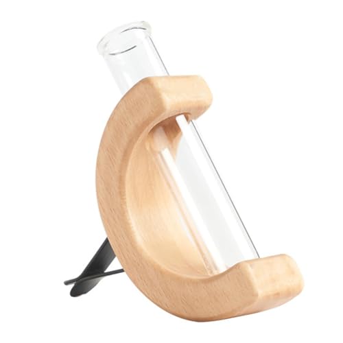 GNURBDILFO -Entlüftungsclip, Auto-Entlüftungsausbreitung, Mini-Auto-Blumenvase-Entlüftungsclip, Auto-Blumenvase-Cliphalter Aus Glasröhre, Einfach zu Verwenden B von GNURBDILFO