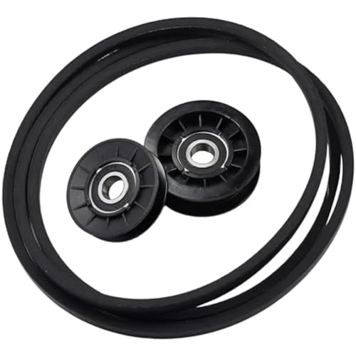 GNURBDILFO GX20286 GX20287 Flache Umlenkrolle mit Antriebsriemen GX20006 für Rasenmäher 1760097 280-143 690409MA 280-097 265-186 von GNURBDILFO