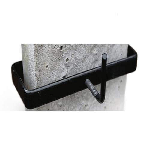 GNURBDILFO Hochleistungs-Betonsäulenklammer, Zaunsäulen-Befestigungshalterung Aus Metall Ist für 4-Betonsäulen Geeignet, 1 Stück von GNURBDILFO