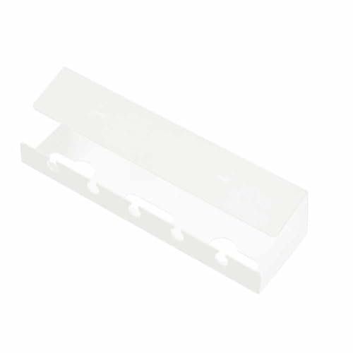 GNURBDILFO Kabelmanagement Unter Dem Schreibtisch, Kabelwanne Unter Dem Schreibtisch mit Klemme, Steckdosenleiste, Kabelhalter, Kein Bohren, Stabil, Geräumig, Einfache Installation, Einfach zu Verwend von GNURBDILFO