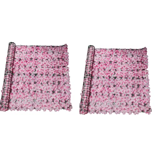 GNURBDILFO Rosa Hortensie, Künstliche, Zaun, wasserdichte Blütenblätter, UV-Beständig, Dekoration für Hochzeit, und Garten GNURBDILFO Rosa Hortensie, Künstliche, Zaun, wasserdichte Blütenblätter, UV-Beständig, Dekoration für Hochzeit, und Garten von GNURBDILFO