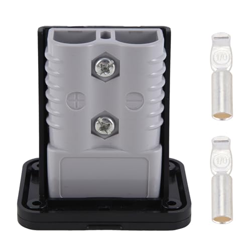 GNURBDILFO Steckerhalter für Anderson-Stecker 175A, Panel-Basis mit Staubschutz, Hochstrom-Stecker-Befestigungshalterung von GNURBDILFO