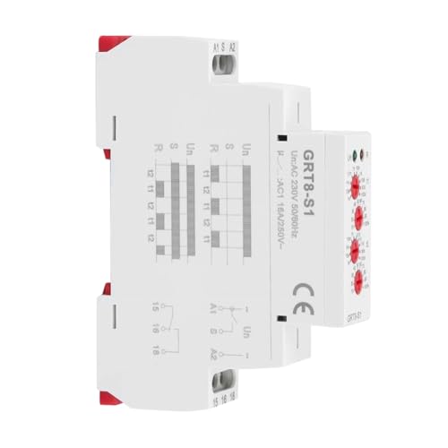 GNURBDILFO Zeitrelais für Ausschaltsignalverzögerung GRT8-B1 Ausschaltsignalrelais Zeit Einstellbar 12-24 GNURBDILFO Zeitrelais für Ausschaltsignalverzögerung GRT8-B1 Ausschaltsignalrelais Zeit Einstellbar 12-24 von GNURBDILFO