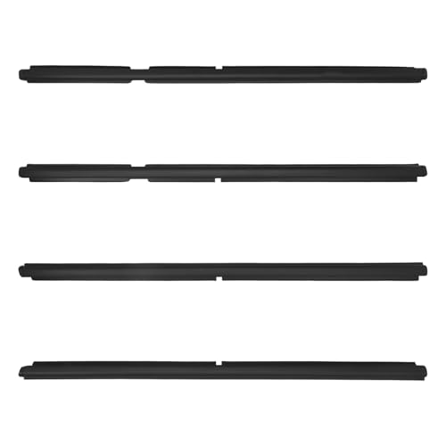 GNXfixt 4 Stück Vorne Hinten Fensterschachtleisten 55135890AF, 55135891AF, 55135878AF, 55135879AF Window Sweep Fensterdichtungen für Grand Cherokee II WJ WG 1998-2005 von GNXFixt