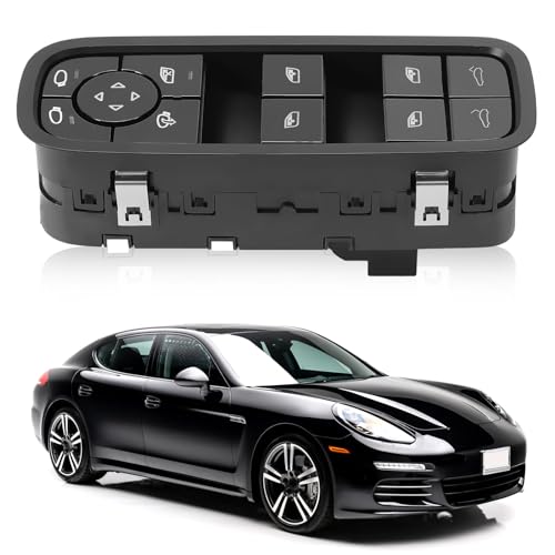 GNXfixt Fensterheberschalter vorne links für Panamera 2016-2023 Electric Power Fensterheber Schalter 971959858C von GNXFixt