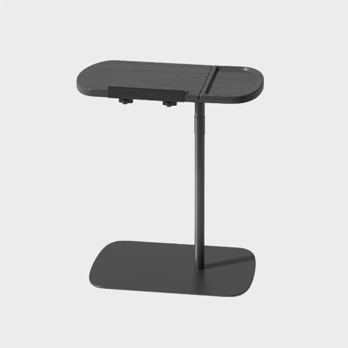 GNYVZXPLQ Beistelltisch Sofa, Schwenkbarer, Verstellbarer C-förmiger Beistelltisch, der unter die Couch geschoben Werden kann, Mehrfarbig, 19,7 x 11,8 x 23,6 Zoll(Black) von GNYVZXPLQ