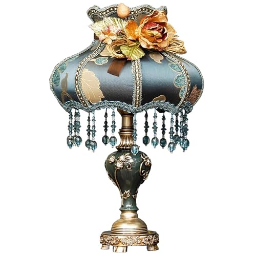 GNYVZXPLQ Beistelltisch Sofa, Tischlampe im viktorianischen Stil, Mehrfarbig, 33 x 50 cm(Blue) von GNYVZXPLQ