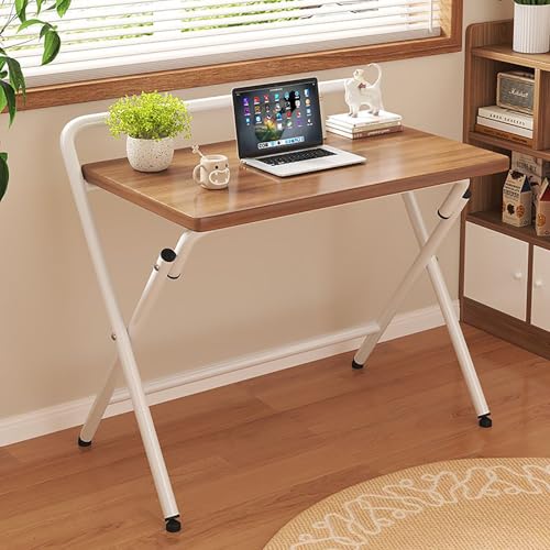 GNYVZXPLQ Computer-Tisch, Faltbarer Computertisch, Mehrfarbig, mehrere Größen, faltbares Design, geräumiger Stauraum auf dem Schreibtisch(Natural,60 * 40 cm/23.6 * 15.7 in) von GNYVZXPLQ