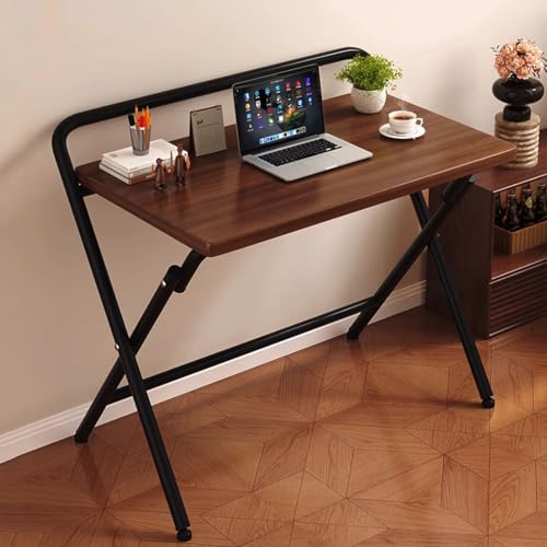 GNYVZXPLQ Computer-Tisch, Faltbarer Computertisch, Mehrfarbig, mehrere Größen, faltbares Design, geräumiger Stauraum auf dem Schreibtisch(Walnut,60 * 40 cm/23.6 * 15.7 in) von GNYVZXPLQ