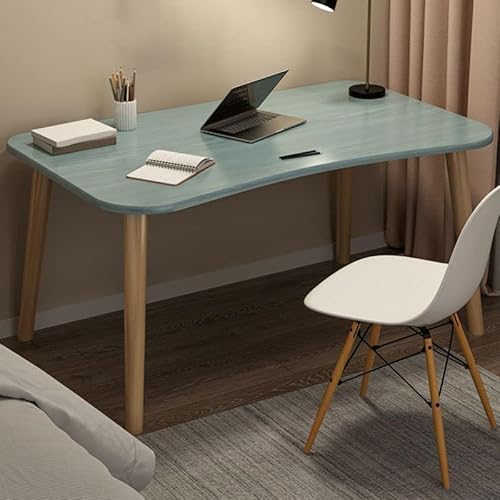 GNYVZXPLQ Computer-Tisch, Home-Office-Schreibtisch mit Schubladen Holz Studie Schreibtisch Multicolor mehrere Größen(Blue,47.5" L x 23.5" W x 29" H) von GNYVZXPLQ