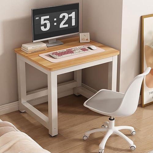 GNYVZXPLQ Computer-Tisch, Metall Computer Schreibtisch Büro Studie Schreiben Workstation Multicolor Mehrere Größen(Walnut+White,50 * 40 * 70 cm/19.7 * 15.7 * 27.6 in) von GNYVZXPLQ