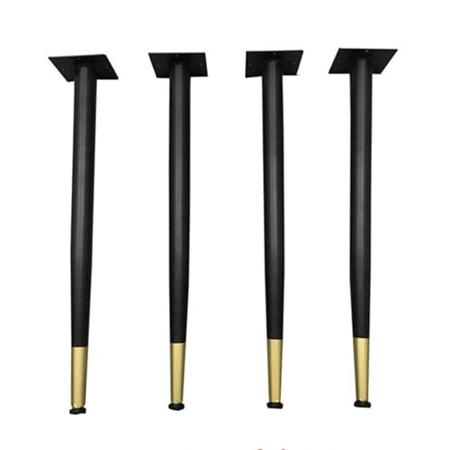GNYVZXPLQ Metall Tisch Beinrahmen, DIY Metall Tischbeine Mehrfarbig Mehrere Größen(Black Gold,100cm/39.4in) von GNYVZXPLQ