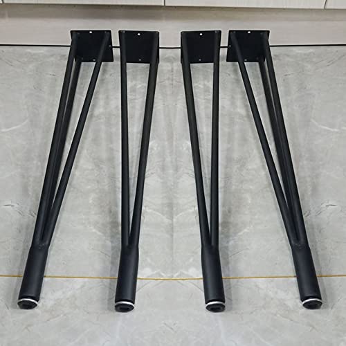 GNYVZXPLQ Metall Tisch Beinrahmen, Haarnadel-Tischbeine, 4er-Pack, Metall, Mehrfarbig, 45,7 cm(72cm) von GNYVZXPLQ