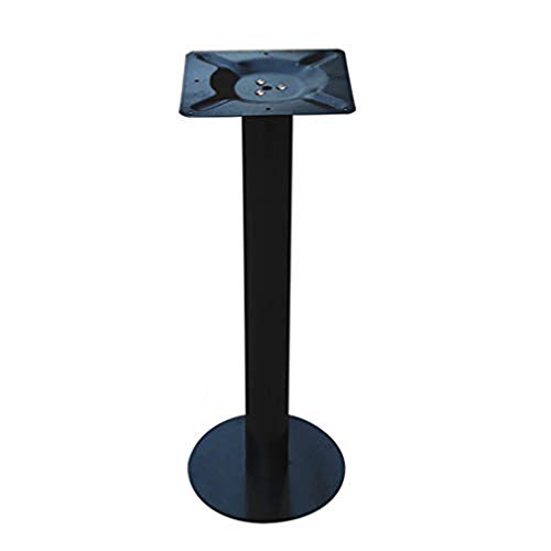 GNYVZXPLQ Metall Tisch Beinrahmen, Tischbein aus Metall mit Höhenbereich 40–120 cm in Silber, Weiß und Schwarz, 200 kg Tragkraft(Black,115cm/45.3in) von GNYVZXPLQ