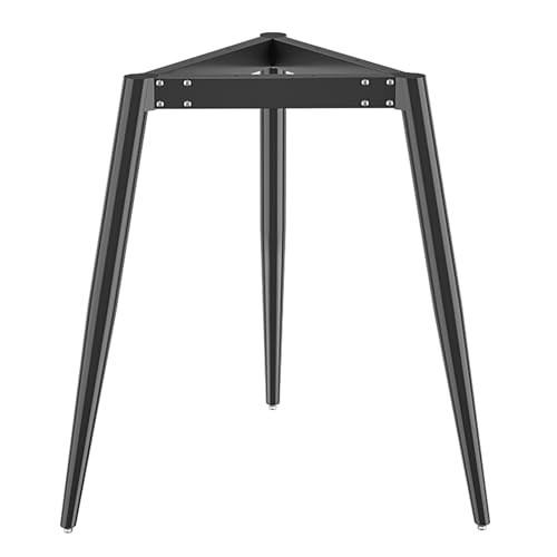 GNYVZXPLQ Metall Tisch Beinrahmen, Tischbeine aus Metall, 2er-Pack, mit Befestigungsschrauben, verstellbare Füße, Schwarz, Gold, Weiß, Breite 45–75 cm, Höhe 72 cm(Black,45cm/17.7in) von GNYVZXPLQ