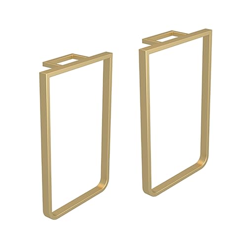 GNYVZXPLQ Metall Tisch Beinrahmen, Tischbeine aus Metall, 2er-Pack for DIY-Möbel, Schwarzgold, 23,6-35,4 Zoll Höhe(Gold,80cm/31.5in) von GNYVZXPLQ