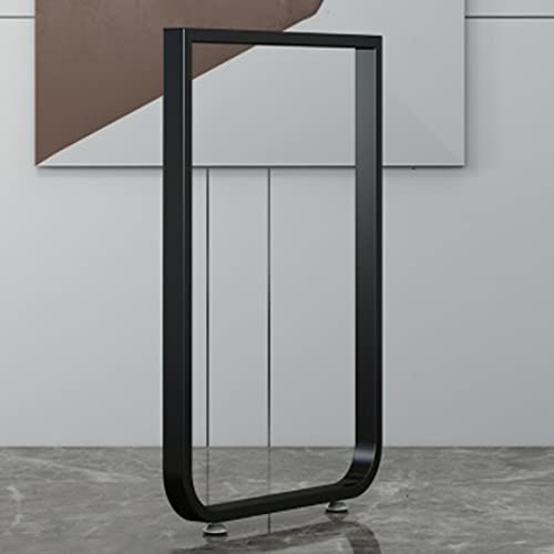 GNYVZXPLQ Metall Tisch Beinrahmen, Tischbeine aus Metall 18/22x28,5 Zoll Schwarzgold(Black,450 * 725mm) von GNYVZXPLQ