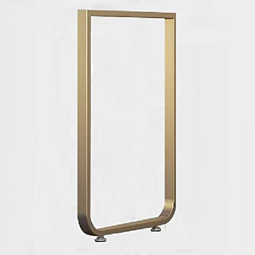 GNYVZXPLQ Metall Tisch Beinrahmen, Tischbeine aus Metall 18/22x28,5 Zoll Schwarzgold(Gold,450 * 725mm) von GNYVZXPLQ